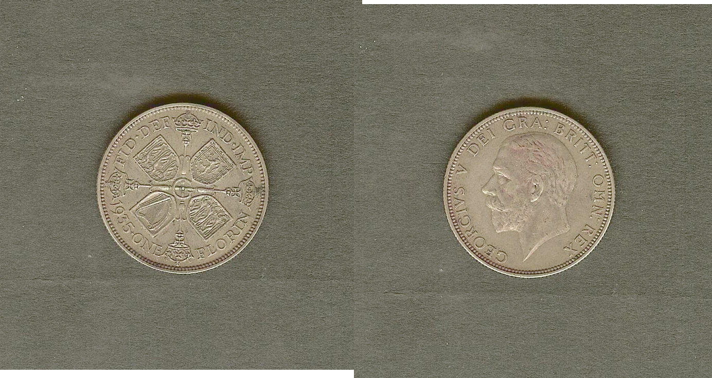 Royaume Uni 1 florin 1935 Georges V SUP